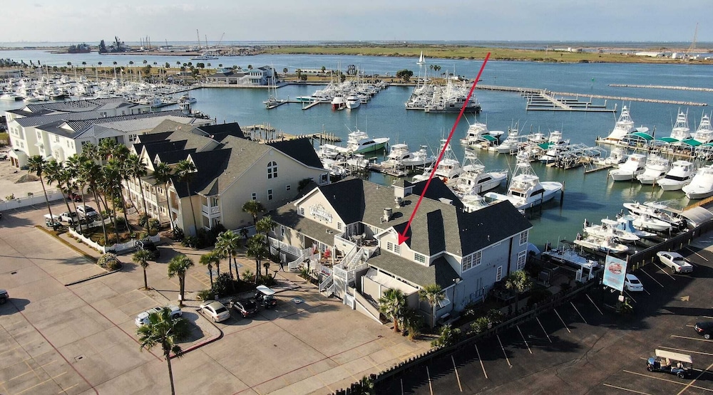 Dolphin at Trout Street Queen Suite w/ Kitchenette Marina-front + Patio