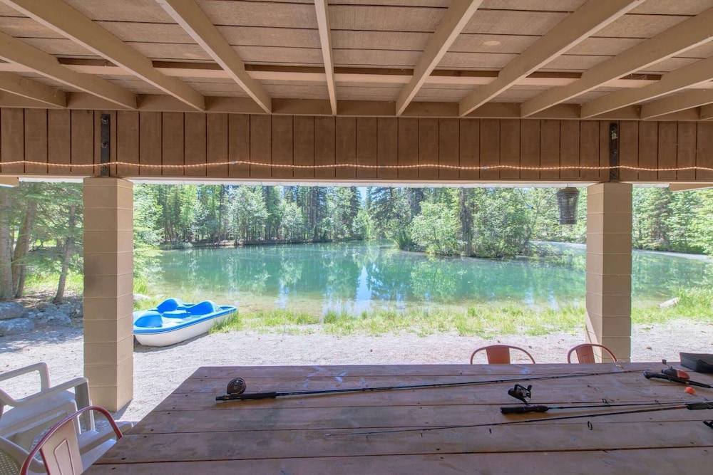 Fishing Cabin in the Woods