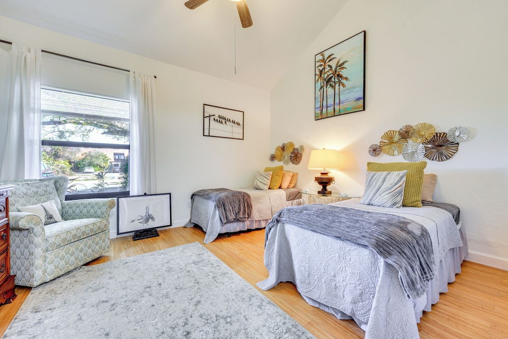 Walk to Beach: Gem w/ Fenced Yard in St Augustine