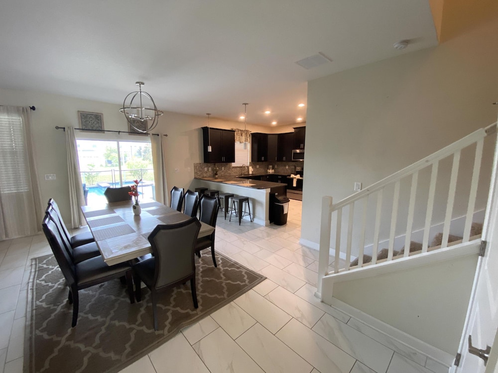 Champions Gate 6BR Villa Pool Spa Retreat