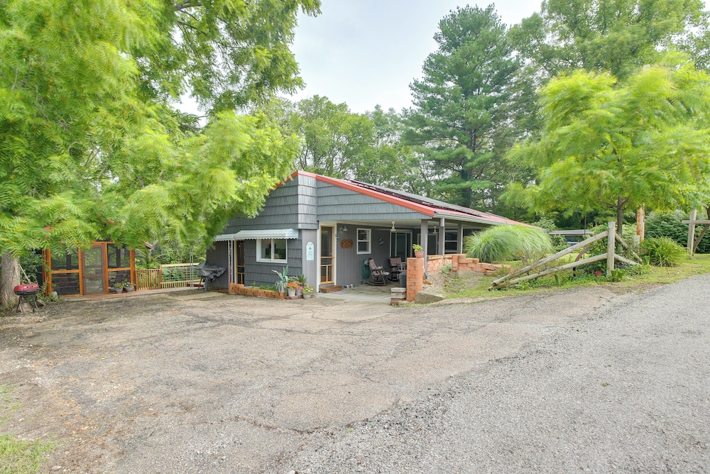 1 Mi to Burr Oak Lake: Home w/ Deck & Patio!