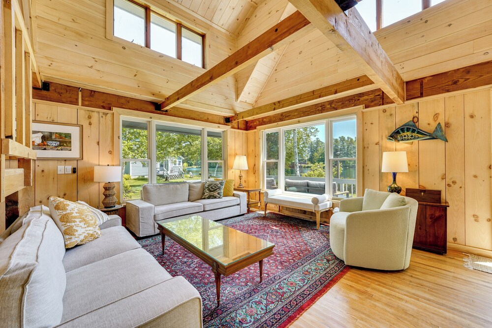 Annabessacook Lake Retreat w/ Deck: Pets Welcome!