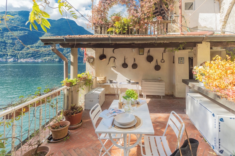 Terrace on Orrido di Nesso Waterfall by Rent all Como