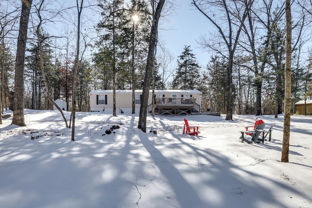Home w/ Trail Access on 19 Acres in Wright City!