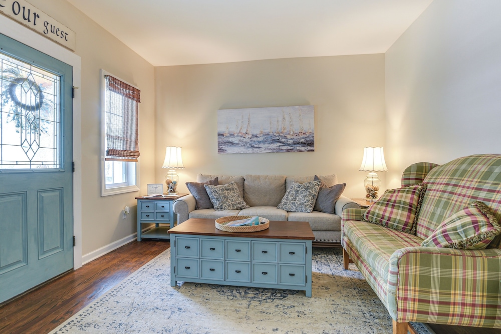 Walk to Town & River: Charming Home in North East!
