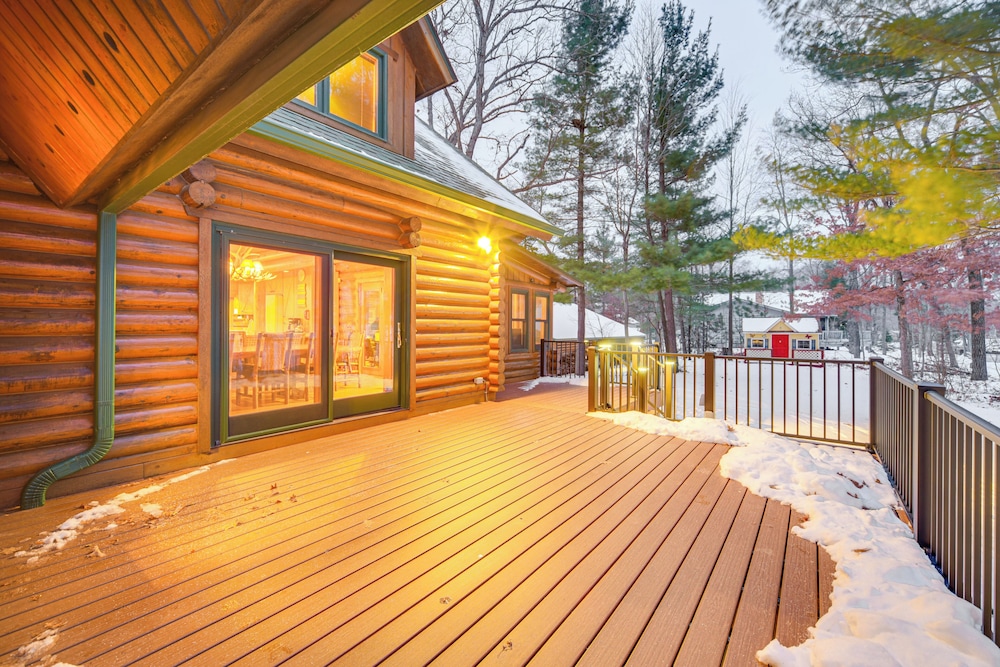 Lakefront Cabin w/ Sauna & Dock in Webster!