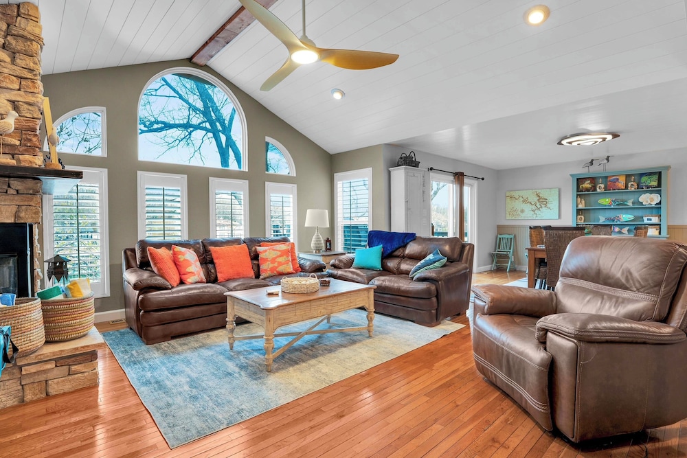 Waterfront Sunrise Beach Rental w/ Private Dock