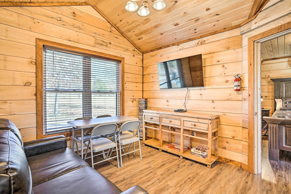 Lakefront Cabin w/ Deck, Fire Pit in Trenton! view 3