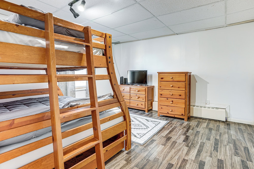 1 Block to Crystal Lake: Downtown Beulah Apt!