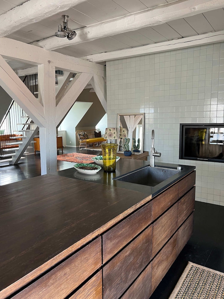 The Apartment Upstairs Canal Penthouse in Copenhagen