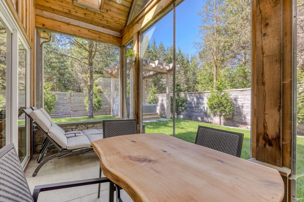 Boutique Cabin Design Luxury Hot Tub Path to Beach