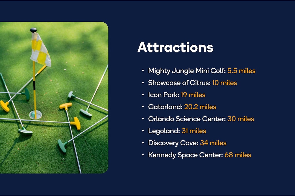 Orlando Resort Retreat Fun-filled Family Haven 5 Bedroom Home