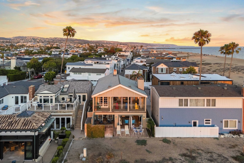 Oceanfront Home Walk to Balboa Pier + Scenic Views Balboa Peninsula Point by Avantstay