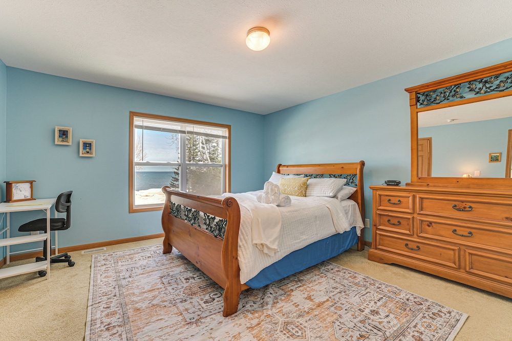 Lakefront Home w/ Yard & Views in Cheboygan!