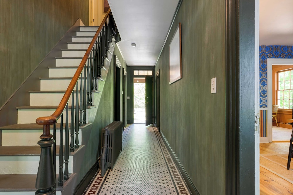 Relax in Style at Historic Modern on Main With Modern Amenities & Wooded Views