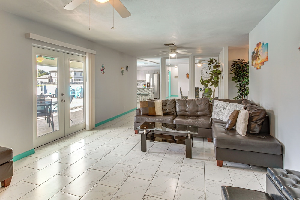 Canal-front, Pet-friendly Cape Coral Retreat!