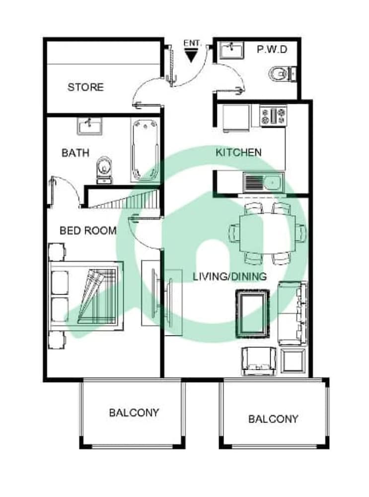 Heart-captivating 1 Bedroom in Hanover Square