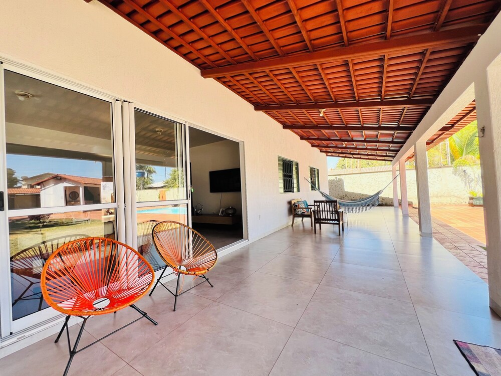 casa com piscina