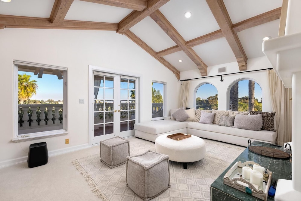 Stradella Spanish - Contemporary Mediterranean Estate w/ Resort-style Yard