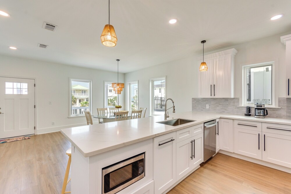 Steps to Beach: New Navarre Home w/ Ocean Views!