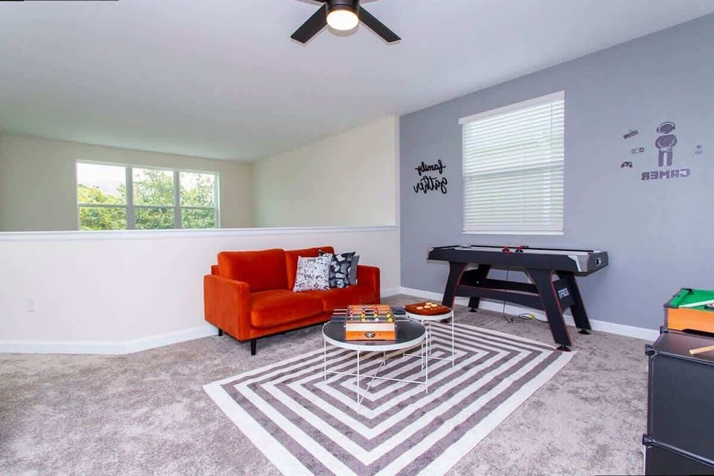 Family 5BD Spa Pool Game Loft Near Disney