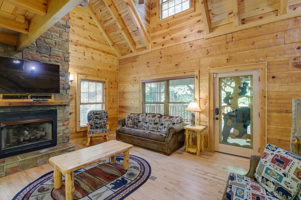 Sevierville Rental Cabin w/ Hot Tub & Game Room! view 5