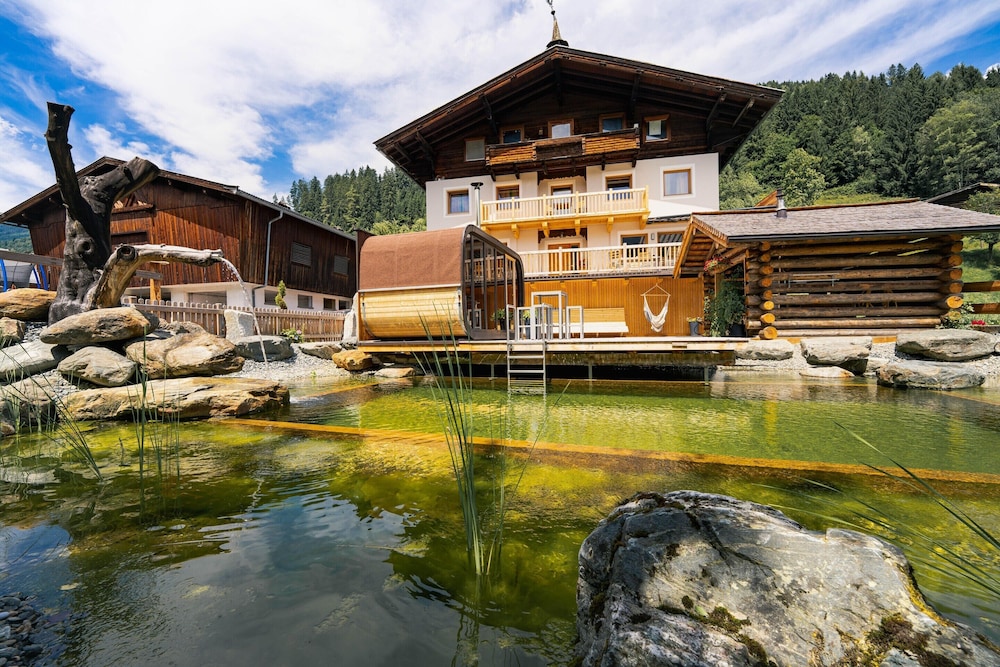 Bauenhaus With Swimming Pond and hot tub