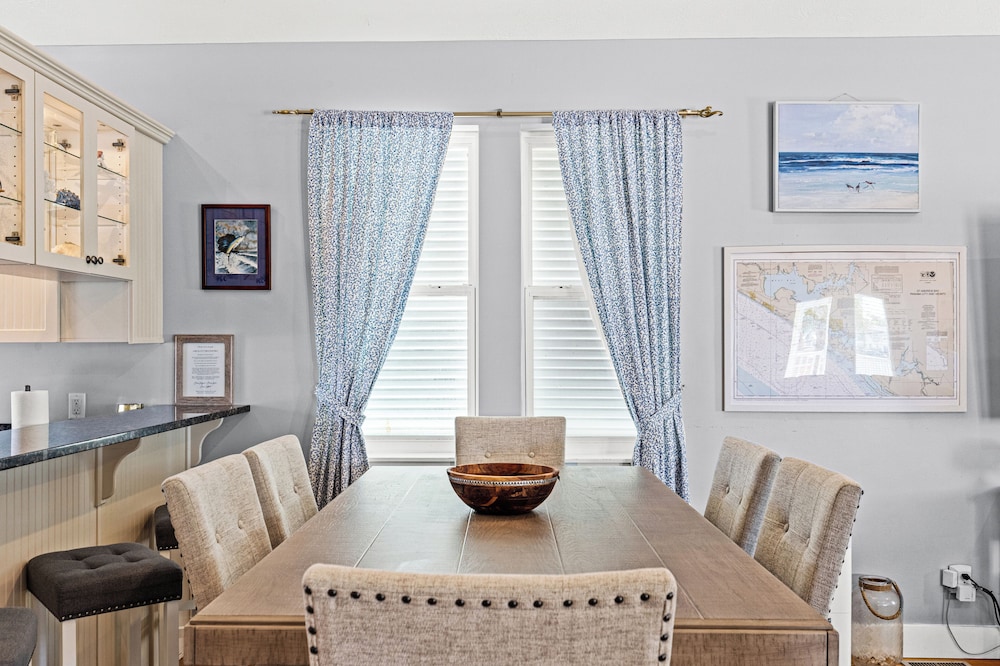 Seafoam Beautiful 3BR Home With Heated Private Pool - 4 Min Walk to Beach!