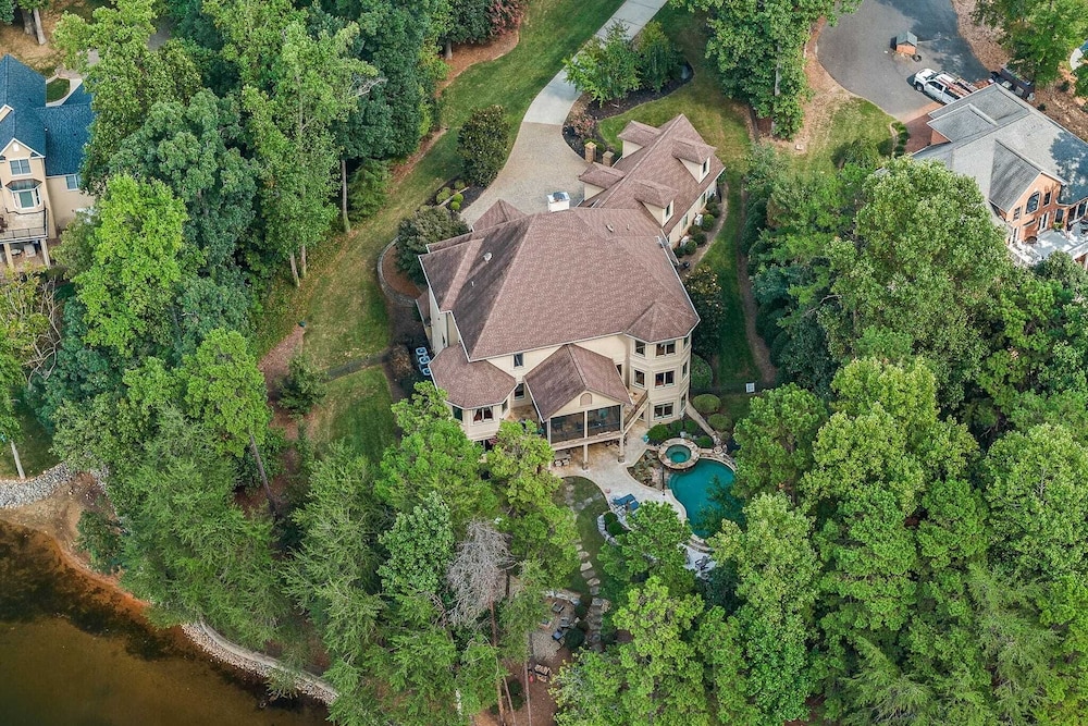 Livin' Large Lake Norman Estate w/ Pool, Dock, Game Room & Scenic Views