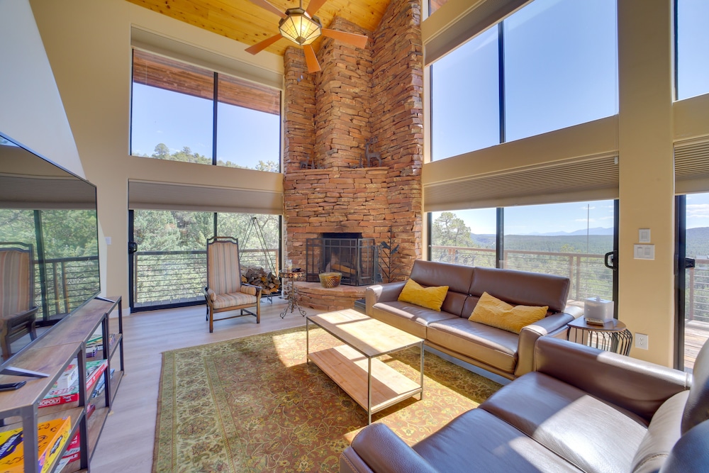 Cozy Pine Getaway w/ Fireplace  Mountain Views! - Property Image 17