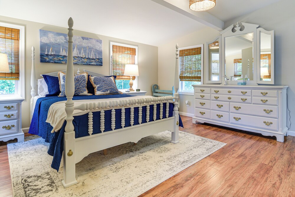 Walk to Town & River: Charming Home in North East!