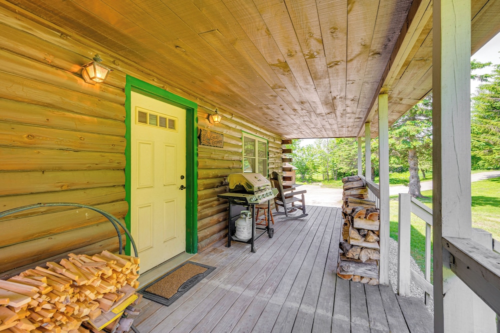 Rustic Cabin in West Danville w/ Deck & Fire Pit! view 3