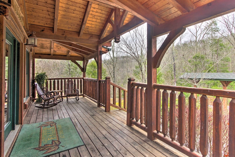 Sevierville Cabin w/ Hot Tub + Large Deck! view 4
