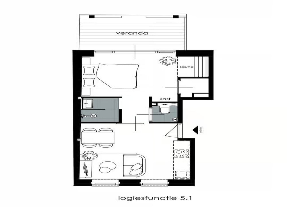 2-person Lodge With Beautiful View of the Church