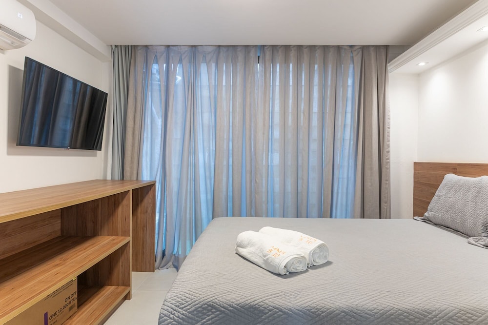 Flat beira mar-Com Churrasq-SH133