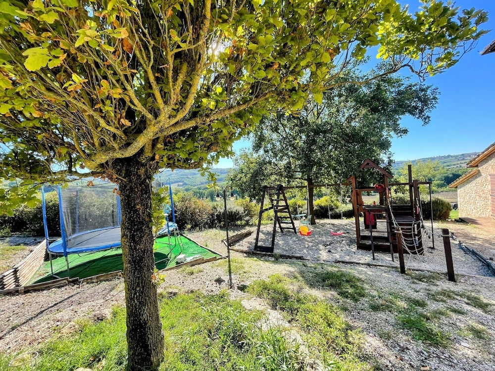 Detached Villa With Games Room, Pool, and Panoramic Views in San Damiano