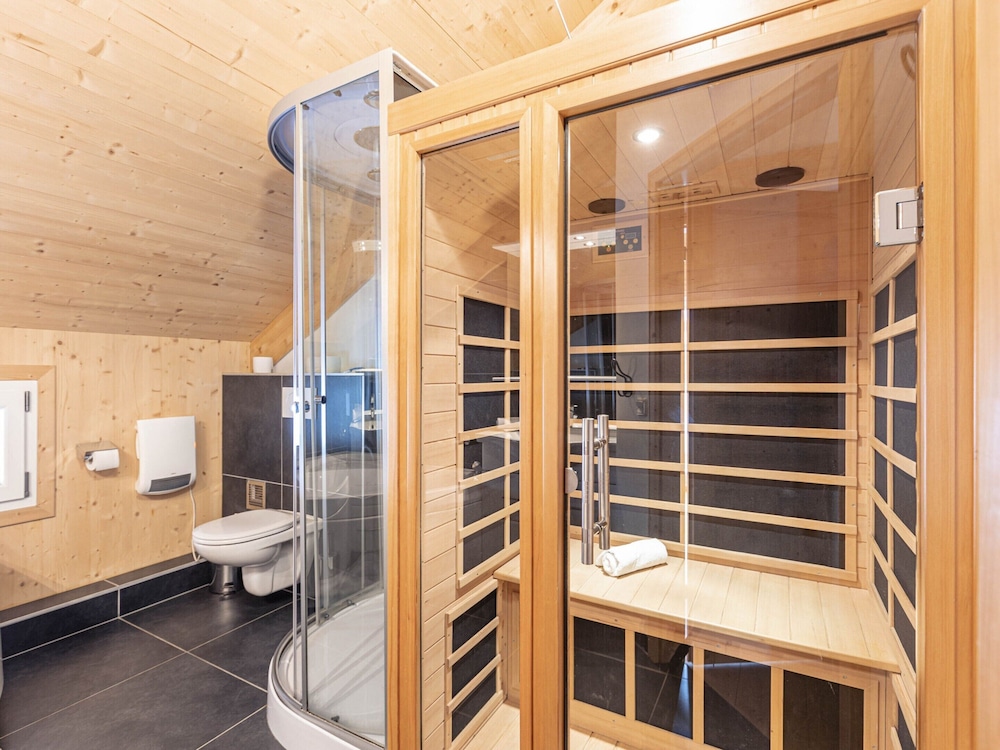 Spacious Chalet With IR Sauna and Whirlpool