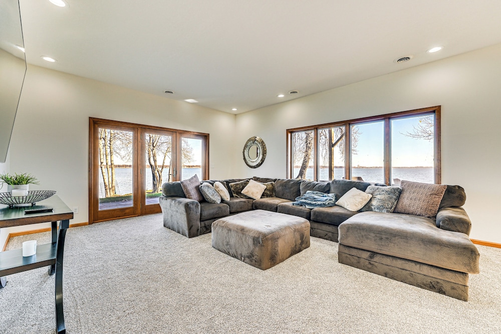 Waterfront Home w/ Boat Dock & Deck in Storm Lake!
