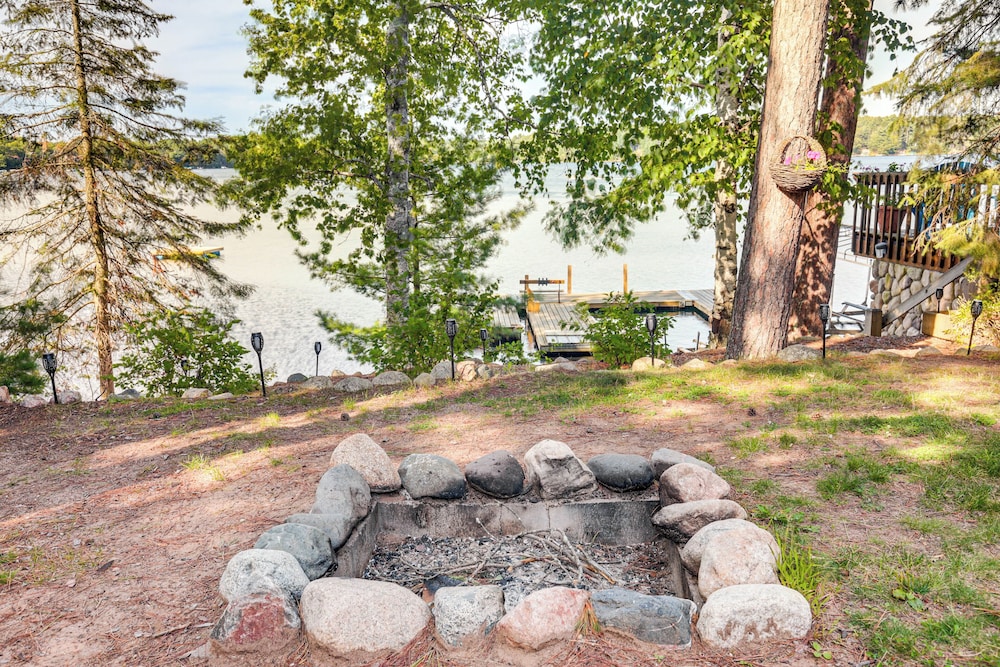 Lake Tomahawk Summer Oasis w/ Deck!