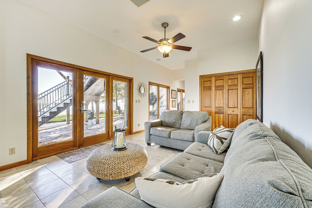 Waterfront Home w/ Boat Dock & Deck in Storm Lake!