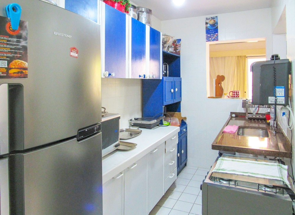 Apartamento a 70m da Praia de Pitangueiras SP
