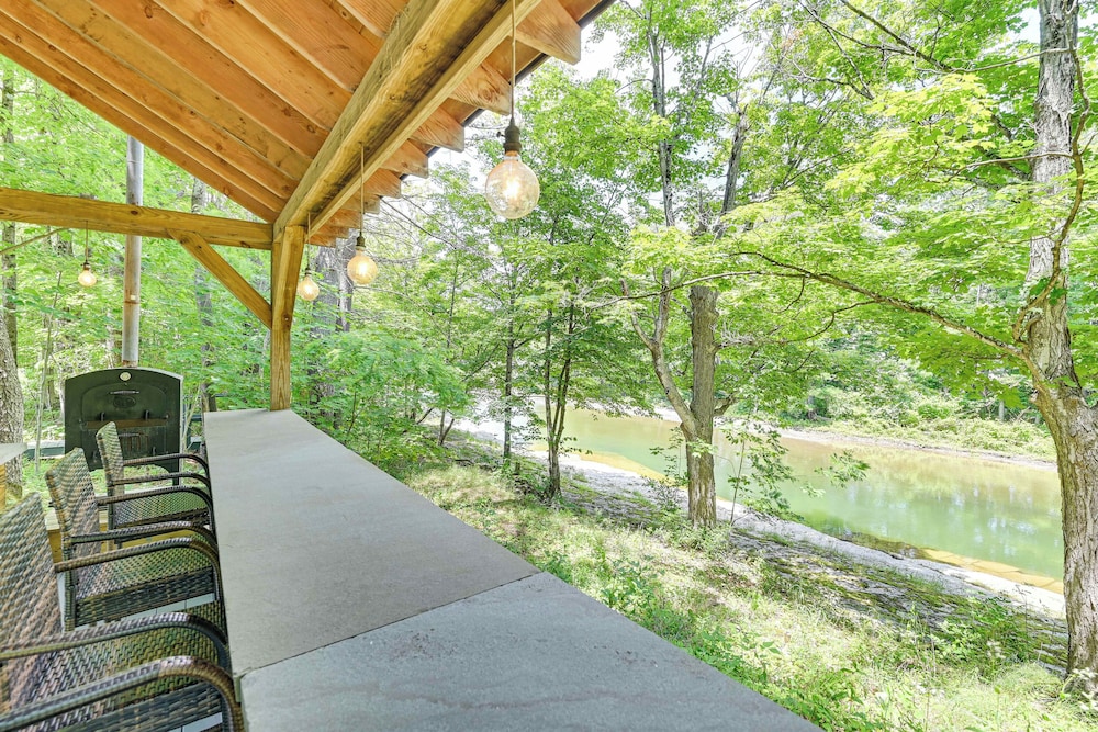 Fish, Swim, Kayak: Home w/ Catskill Creek Views!