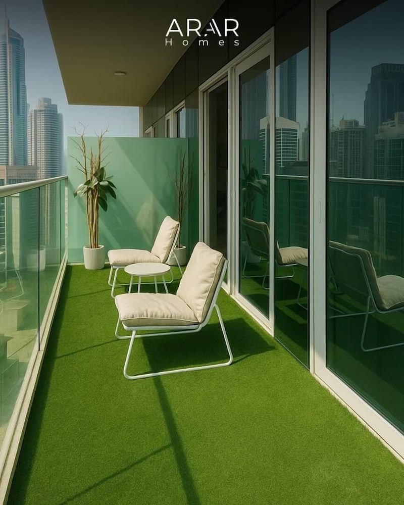1BHK in Business Bay.Burj View.Balcony
