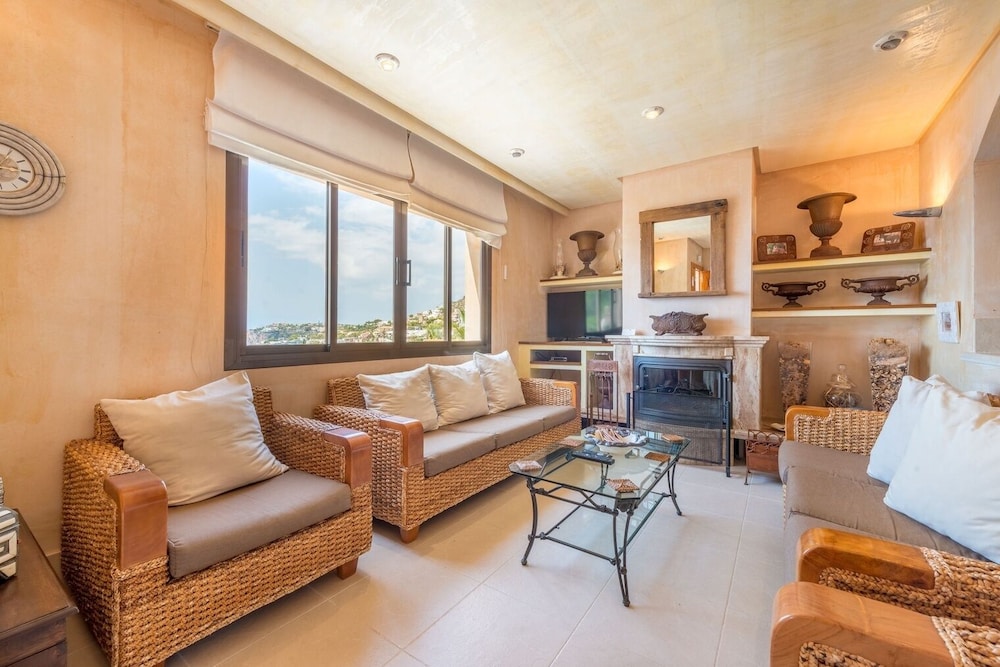 With Panoramic Views On The Sea - Villa Cala Llamp view 3
