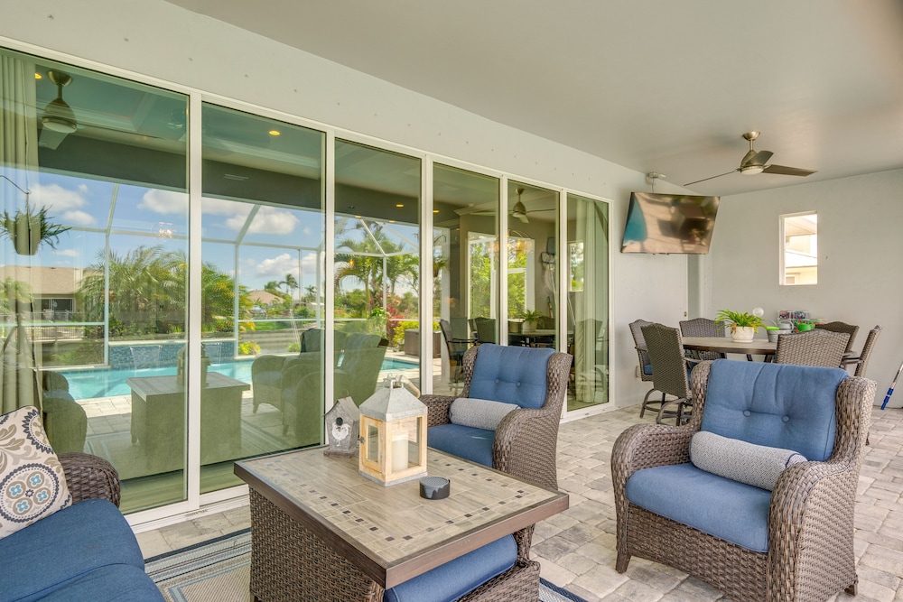 Waterfront Cape Coral Home w/ Private Pool view 5