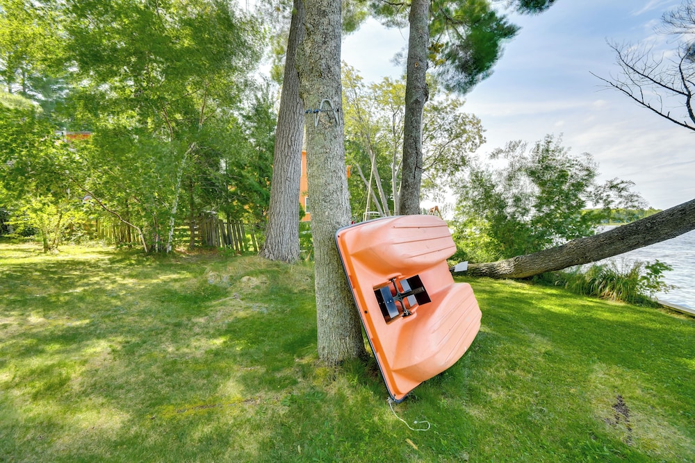 Lakefront Retreat w/ Pedal Boat & Dock in Kalkaska
