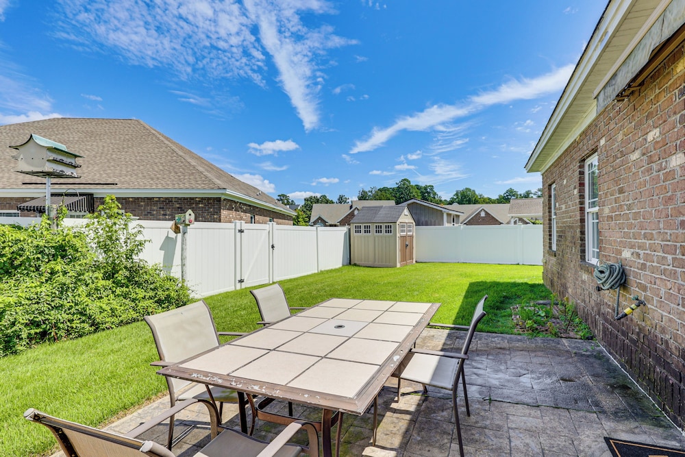 5 Mi to Rocky Mount Mills: Modern Retreat w/ Patio
