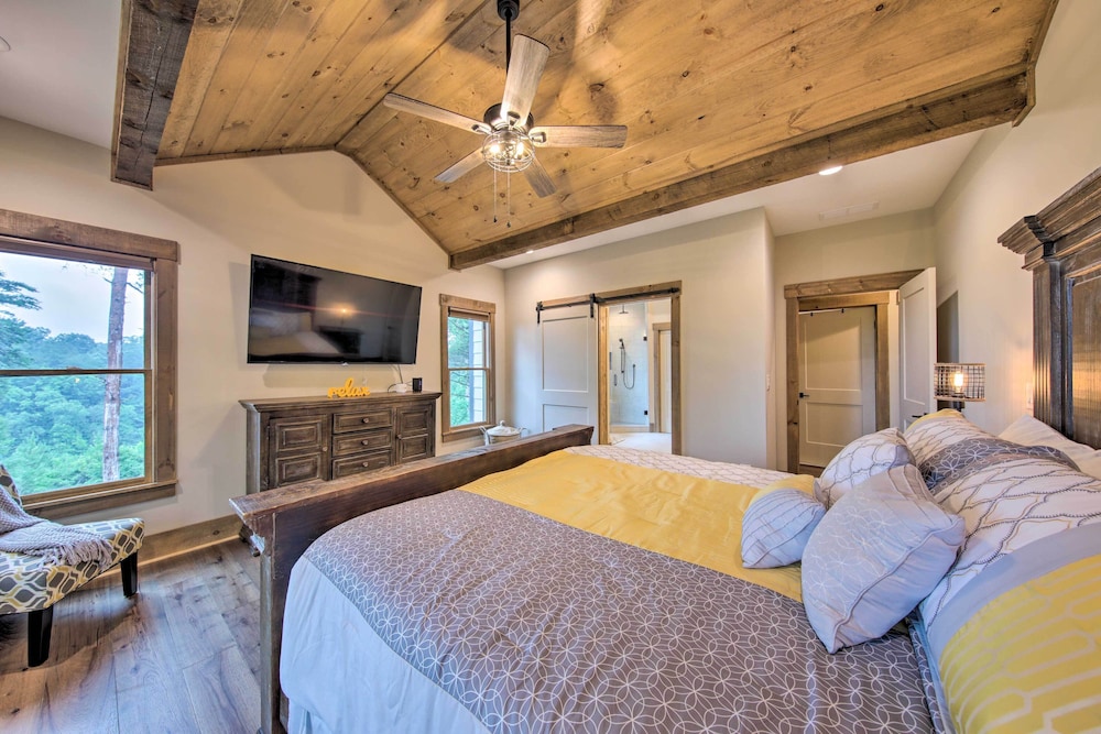 Charming Ellijay Escape: Hot Tub + Game Room view 4