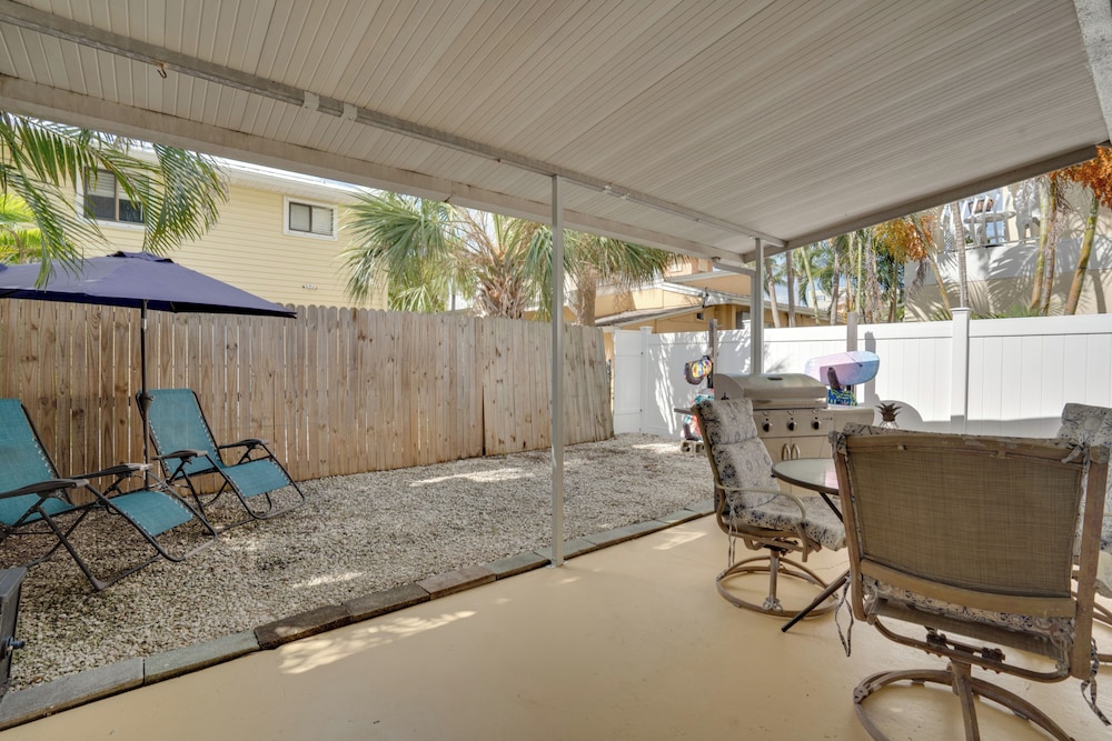 Steps to Gulf: Updated Duplex in Redington Shores!