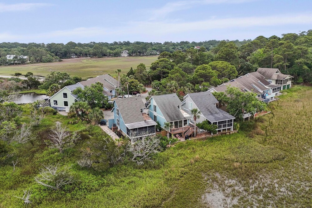 Waterfront Fripp Island Escape w/ Stunning Sunsets